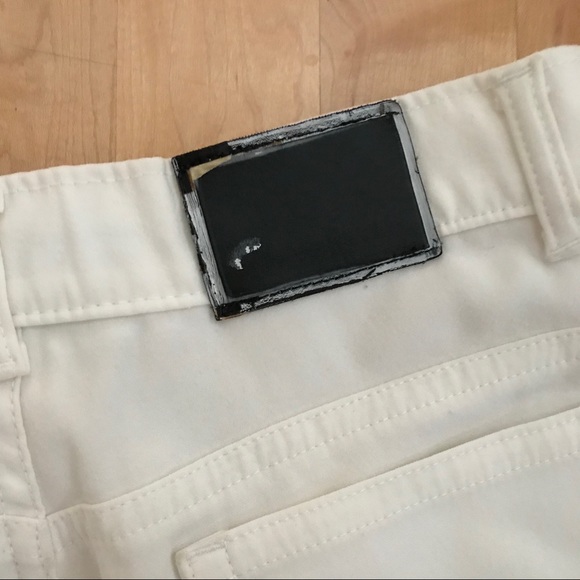 White Boot Cut Pants - Picture 4 of 8